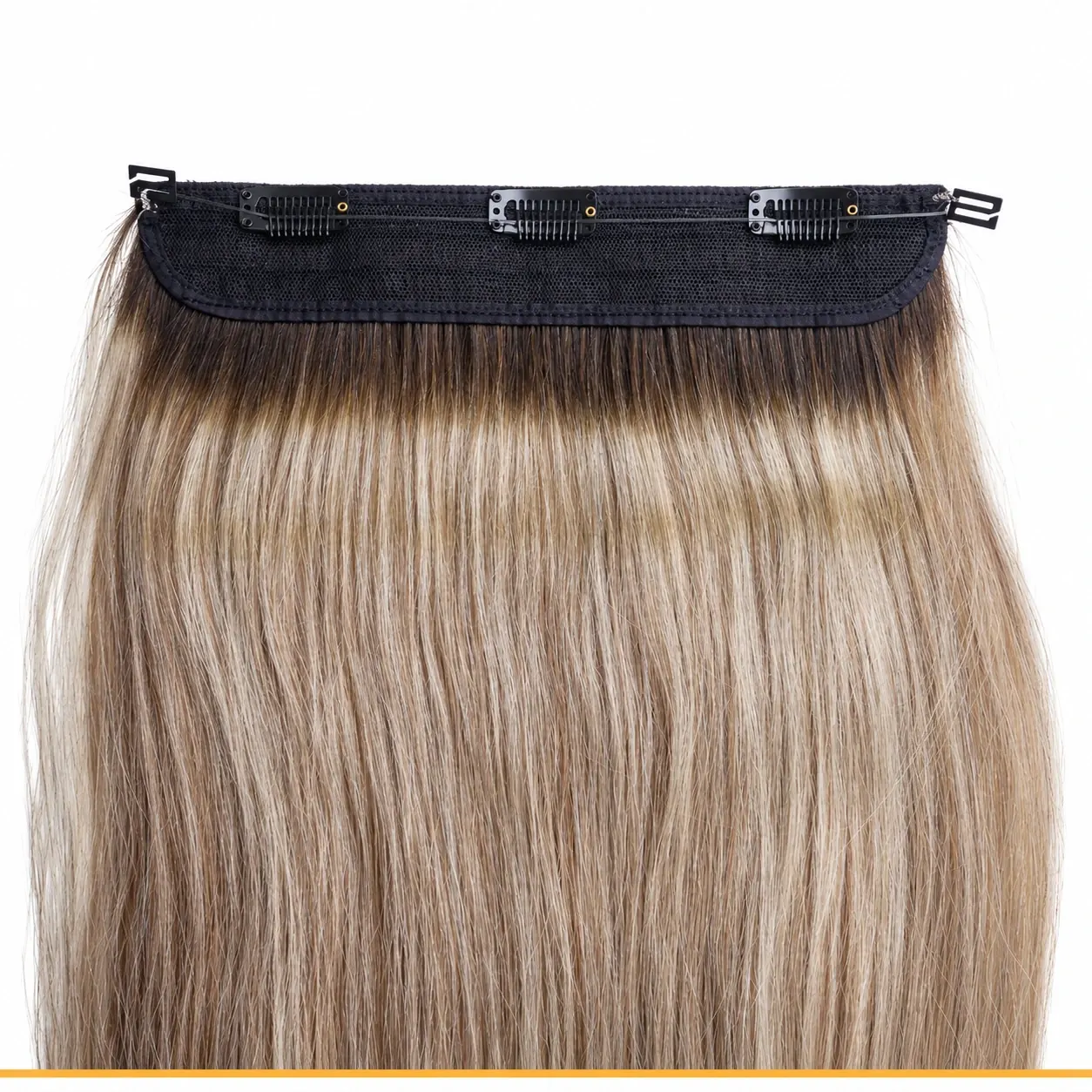 Halo human hair extension — product photograph