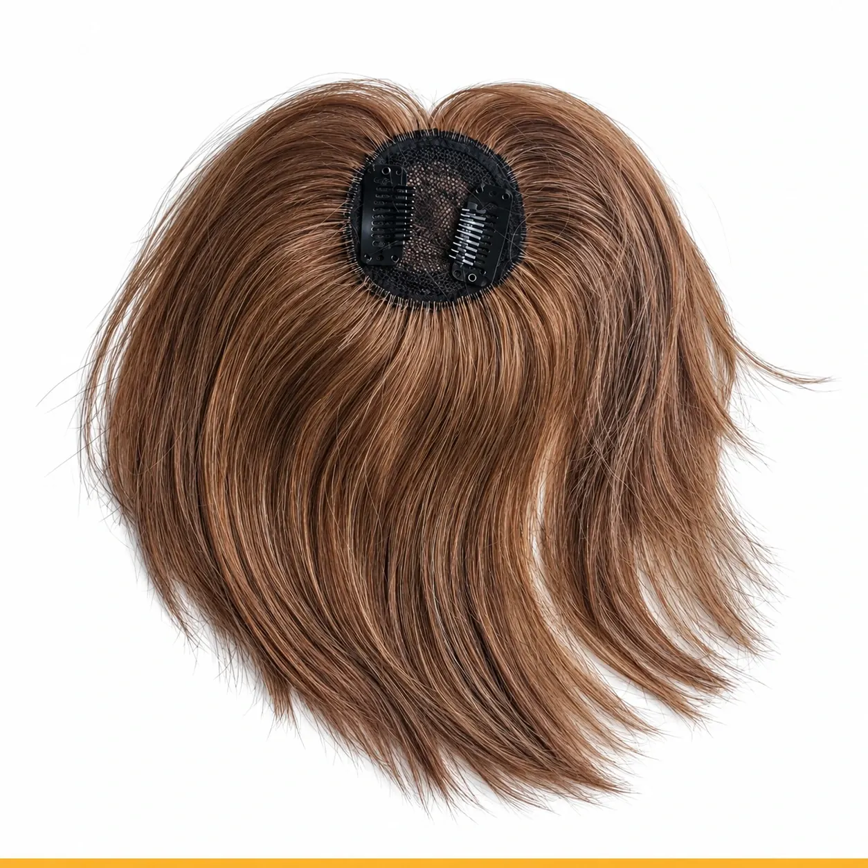 Crown volume human hair accessory — product photograph