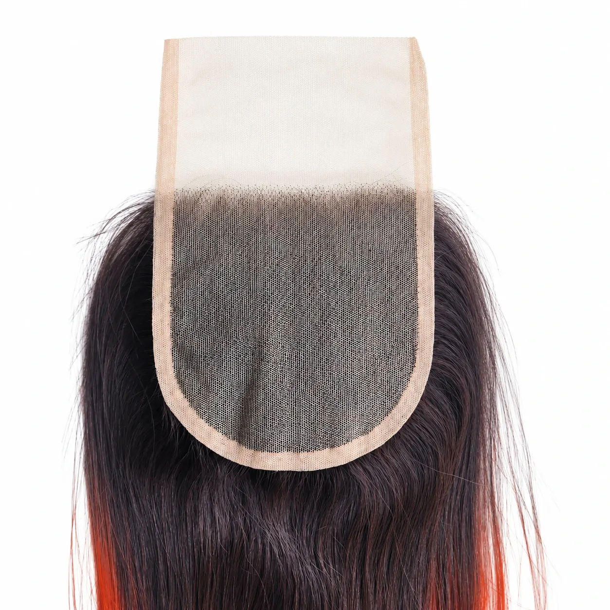 Red ombré closure