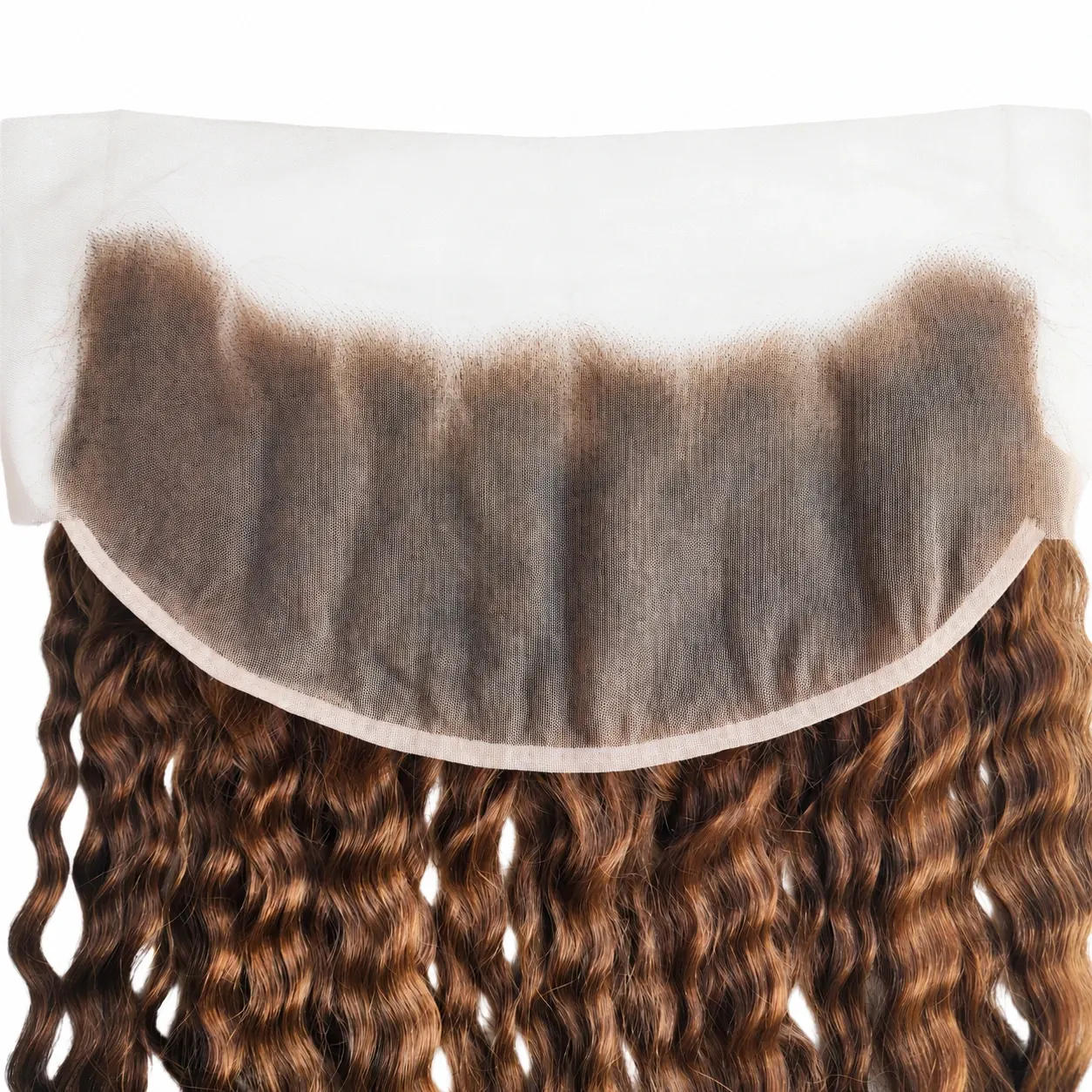 Light brown curly frontal