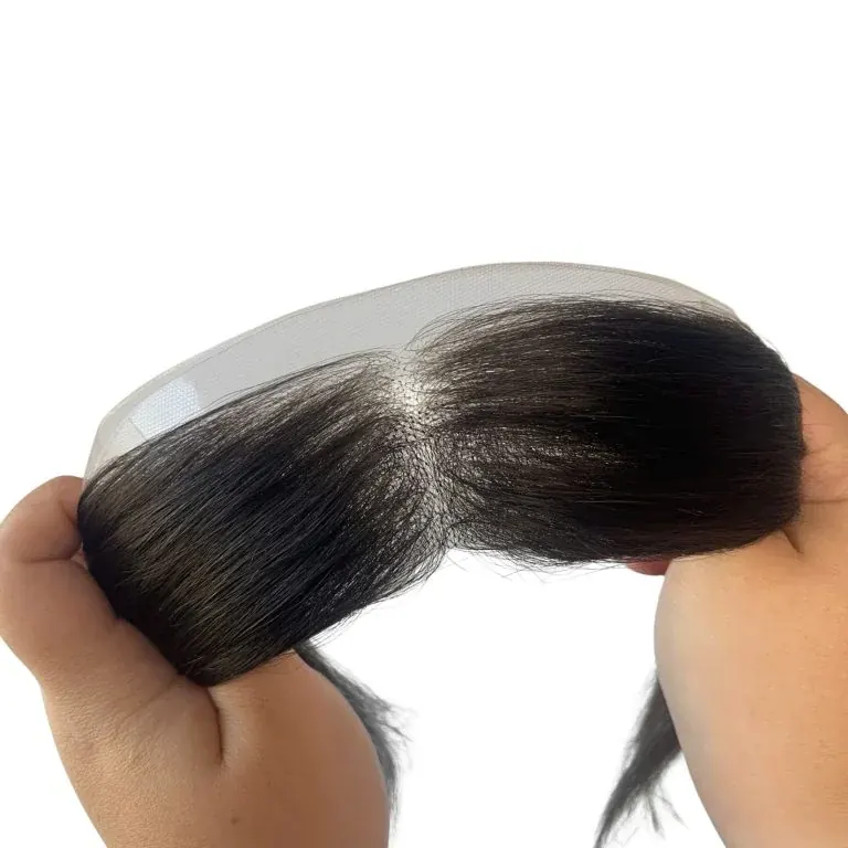 Men’s Lace Frontal 2×7″ Natural Hairline Design — product photograph 3