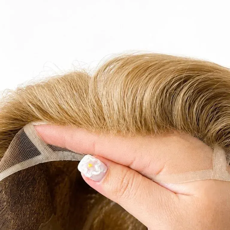 Ultra Natural Full Cap Lace Hair System 12×12″ — product photograph