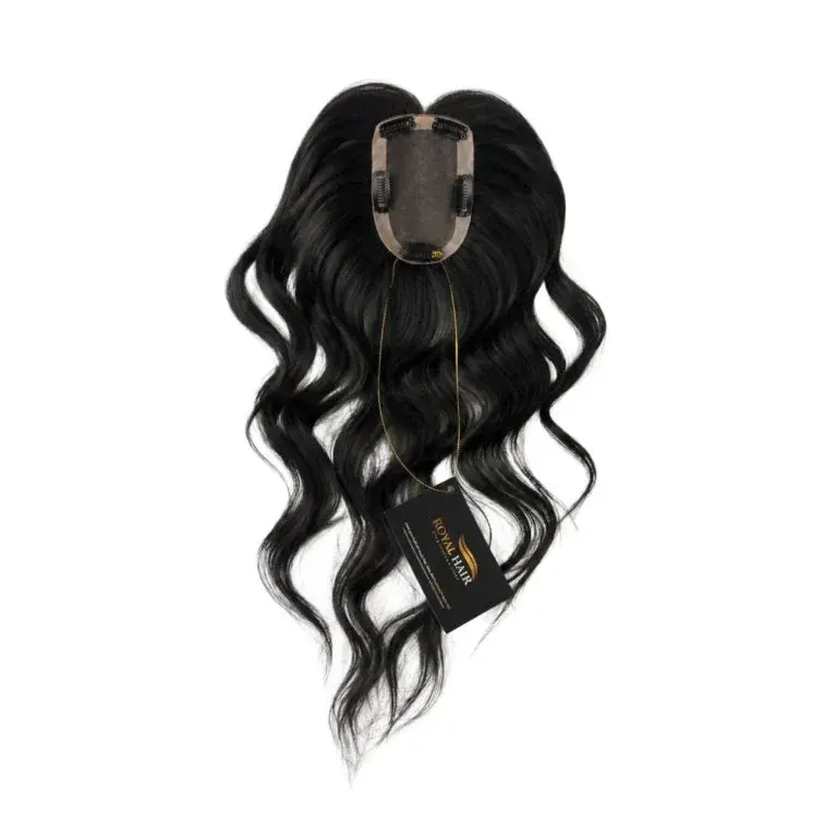 TOP13 NAOMI – Mini Mono Top Hair Topper 3×5″, Hair Volume Solution for Fine Hair