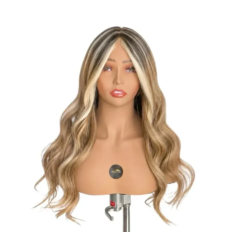 WIG25 EMERALD – Full Lace Wig with Silk Top , Hair Length 16-18″, Full Hand-Tied